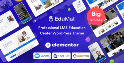 EduMall LMS Education WordPress Theme gpl latest version