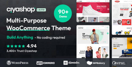 ciyashop woocommerce  theme premium latest version