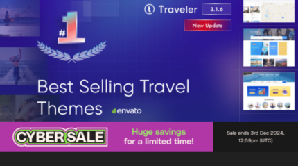 Traveler - Travel Booking WordPress Theme