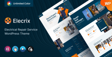 Elecrix Electrical Repair Services WordPress Theme